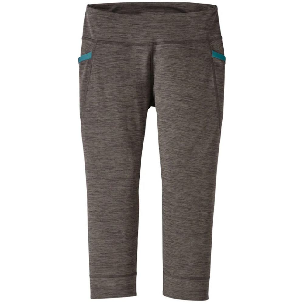 Patagonia® Diversifly Crop Leggings Small Gray Blue Gorpcore Sportscore Sz: S